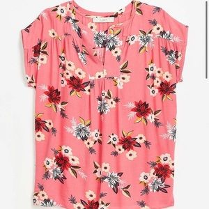 LOFT NWT Floral Top